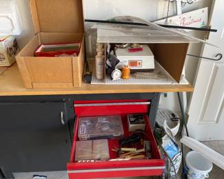 Stain glass equipment.