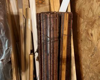 Blinds, wood, etc.