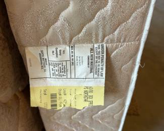 Mattress and box spring