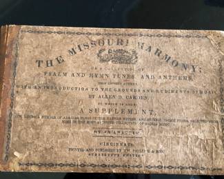 1844 edition of The Missouri Harmony