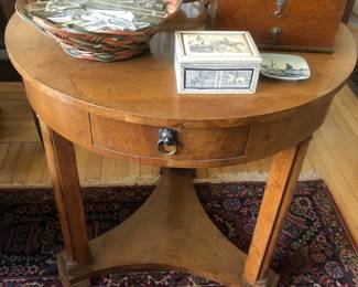 Pair of Baker round end tables