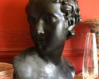 Antique plaster bust