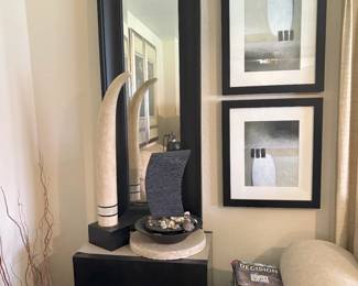 mirror 1 of 2, decor, file cabinet