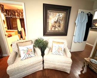 Upholstered Chairs - beautiful Horse Framed Print
