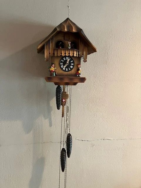 Vintage Swiss cuckoo clock
