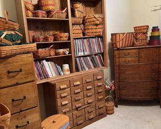 The large cabinet is not for sale . Just the items on it.