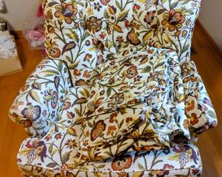 This chair has matching curtain panels!!!