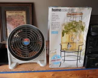 fan, drink dispense