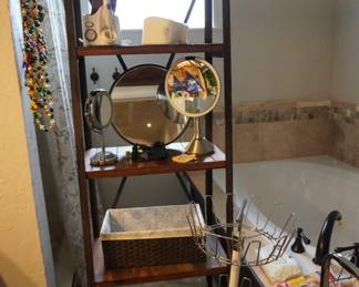 shelving, mirrors, display