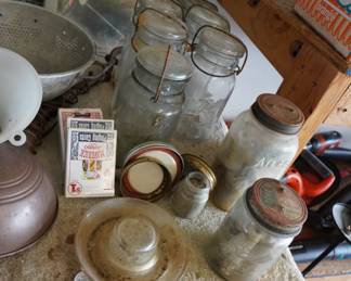 vintage jars