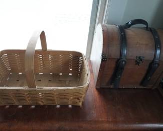 basket, small trunk