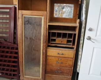 vintage gun cabinet