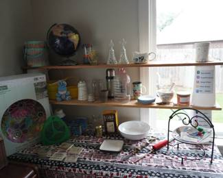 decor, globe, kitchen, serving pieces