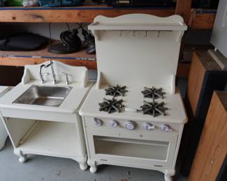 child sink and stove