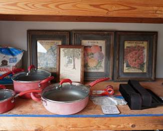 pots and pans, decor