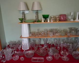 glass ware cut glass, crystal and more