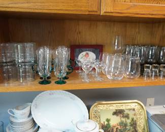 stem ware, dishes