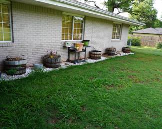 barrel planters