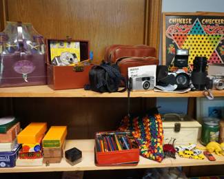 cameras, games