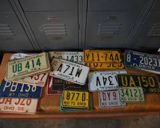 license plates