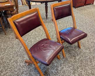 Exact replica Titanic chair set, leather and wood