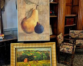 Lots of museum quality reproductions beautifully framed