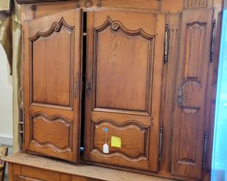 Beautiful hutch, hand carved
