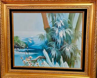 Exxotica! Original oil signed. Great colors