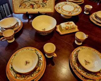 Vietri "Affresco" 45 piece set, Amalfi Coast