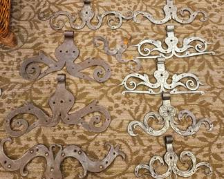 Hand tooled hinges