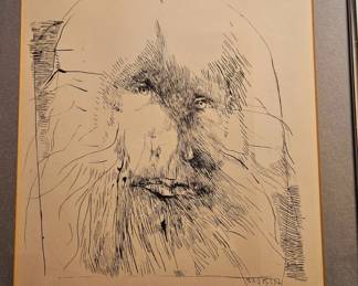 Hebrew art, signed