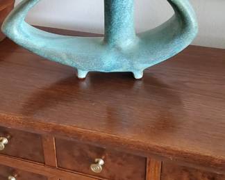 Mid century modern pottery vase