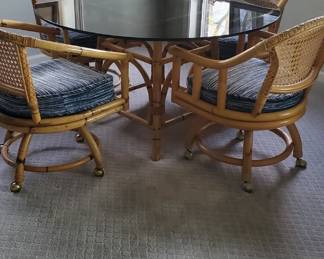 Rattan dining set