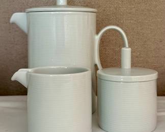 Thomas Rosenthal Group (Germany) Teapot, Sugar & Creamer