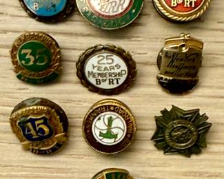 Vintage Railroad Pins