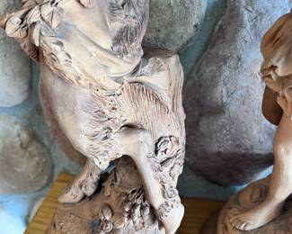 CHARLES EMILE JONCERY Signed statues