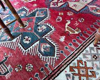 Many oriental rugs