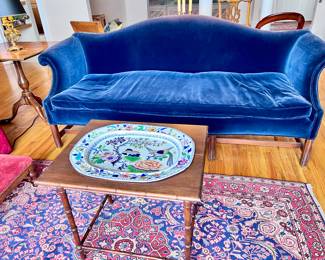 Rare 19th Century Flying Bird Ironstone Platter that inserts into table - see following photos