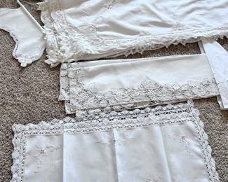 FINE ANTIQUE LINEN