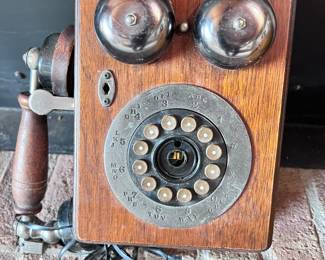 Vintage oak wooden clock