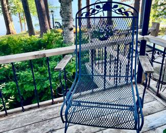 Mid Century Wrought Iron Patio Furniture