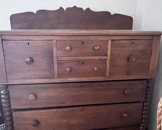 Antique 7 drawer dresser