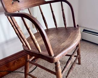 Various vintage chairs throughout the home