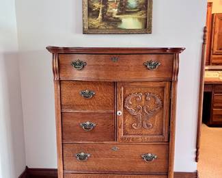 Victorian Sampler Tall Dresser / Chest by Lexington