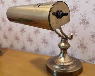 Brass desk lamp