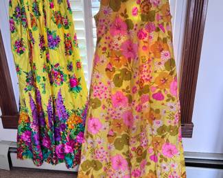 Vintage clothing including dress from Hawaii