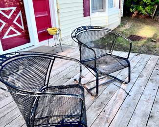 Mid Century Wrought Iron Patio Furniture