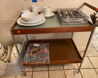 1960's Electric Serving Cart
