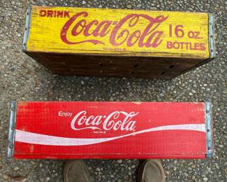 Coke Wooden Crates