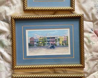 Charleston Rainbow Row artwork